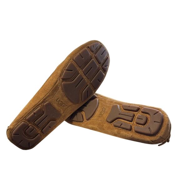 UGG Roni Moccasin Slipper loafer brown Suede Shearling Women’s 10 1003539 EUC - Picture 6 of 7